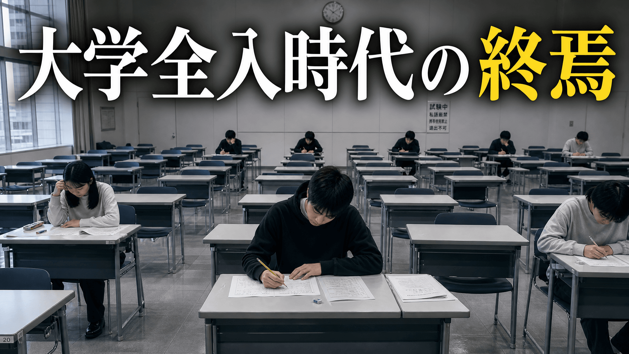 「もはや一般入試は"凡人の戦場"ではない」推薦拡大がもたらす“昭和への逆行"と「大学全入」の終焉