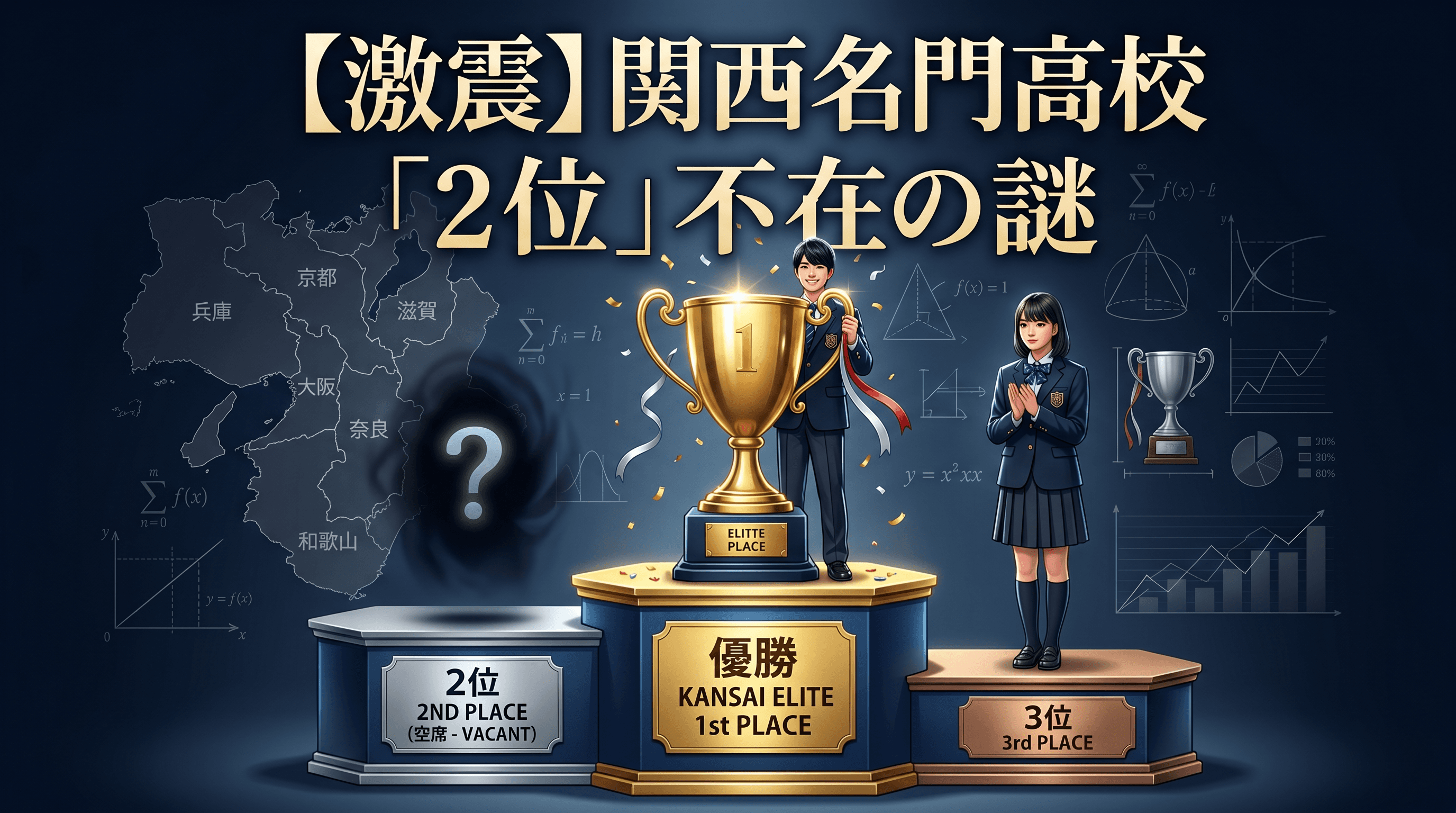 「"関東の二番手進学校"は開成。では関西は?」数オリ代表輩出数から見える"二番手不在"の構造