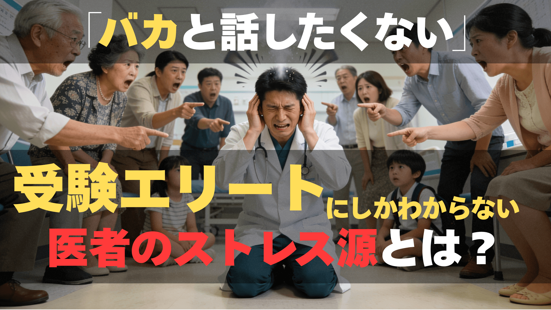 「バカの相手はこりごり」社会階層を駆け上がり続けたエリート医学生が直面した"想定外の落とし穴"