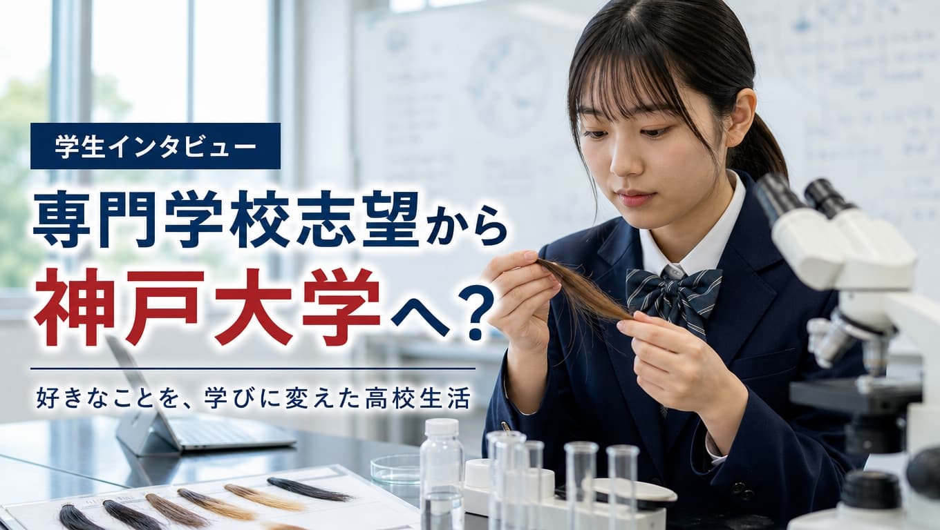 「大学進学する気ゼロで美容師志望の私」が「大好きな髪の毛の研究」で世界を股にかけるに至ったワケ【私の志望理由書・神戸大学】